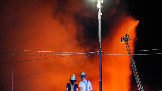 Großbrand in Stuttgart Großbrand in Stuttgart