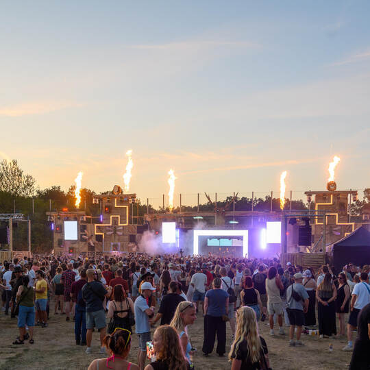 Auf der Schlupfwiese auf der Wilferdinger Höhe begeistert das Festival erneut nach dem Umzug von der Festwiese beim Hoheneck-Spo