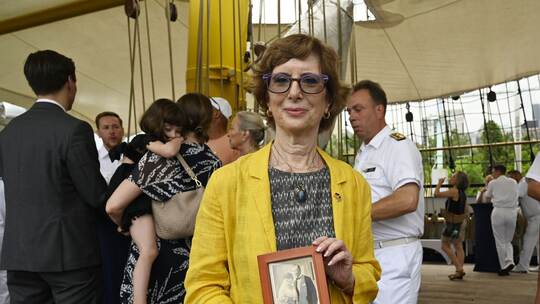 Einbürgerungszeremonie auf der Gorch Fock