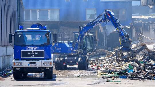 Nach Großbrand in Stuttgart Nach Großbrand in Stuttgart
