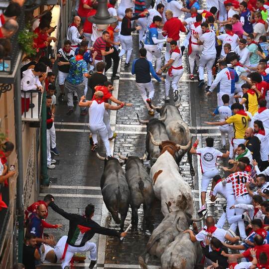 Stierlauf in Pamplona