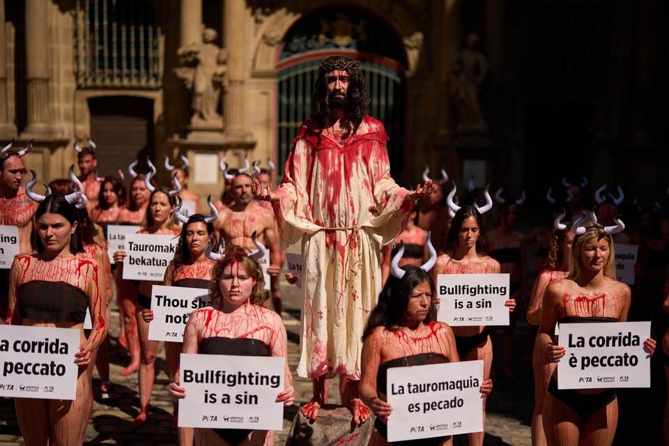 Stierkämpfe in Spanien - Proteste Stierkämpfe in Spanien - Proteste
