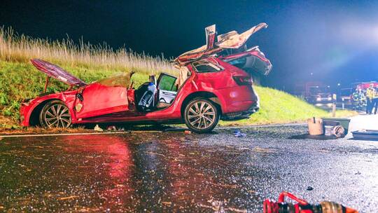 Schwerer Verkehrsunfall auf A8 Schwerer Verkehrsunfall auf A8