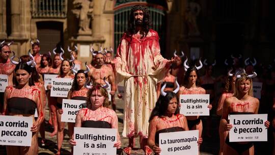 Stierkämpfe in Spanien - Proteste