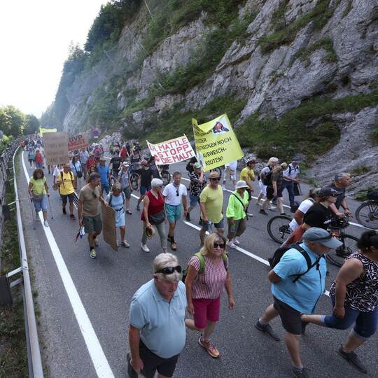 Erneute Sperre der Fernpassroute