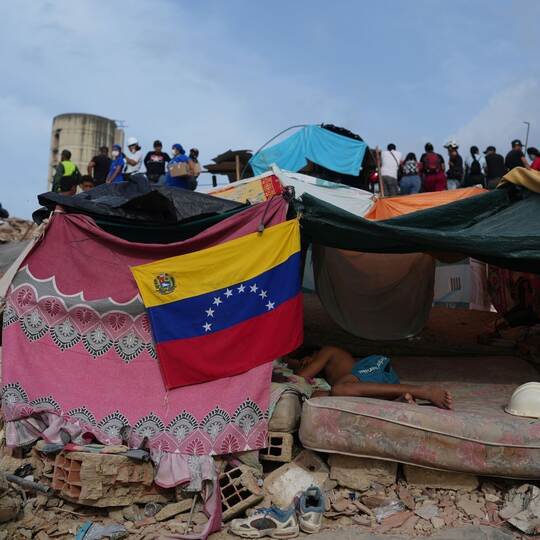 Nach den Erdbeben in Venezuela