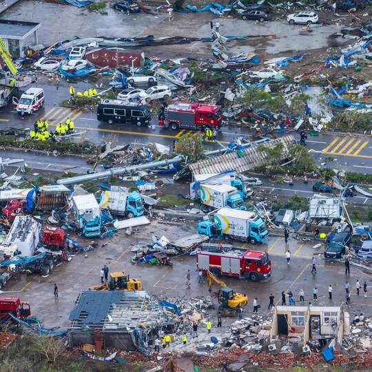 Unwetter in China