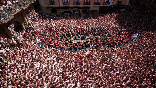 Beginn der Fiesta San-Fermin in Pamplona