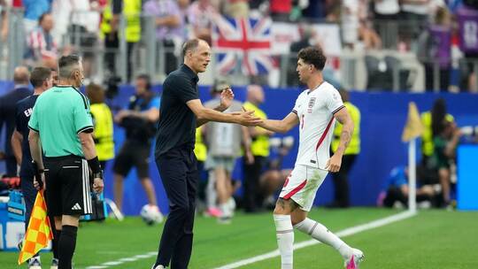 Thomas Tuchel und John Stones