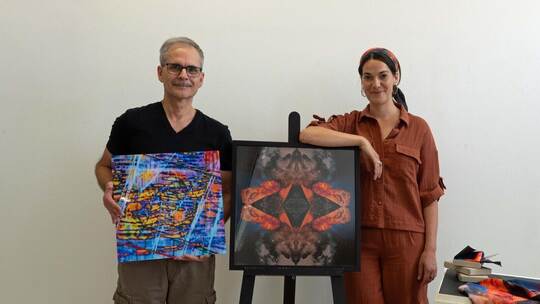 Ralph Kasbauer und Alix Bischoff zeigen Fotokunst bei der Künstlergilde Buslat. Uta Volz