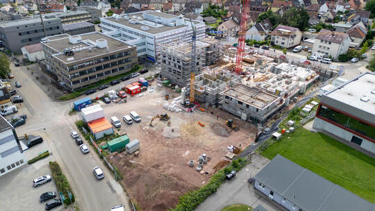 Birkenfeld Stahl Areal Baustelle