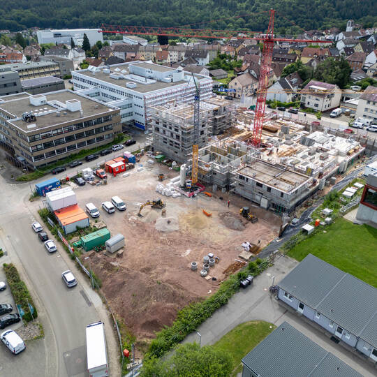 Birkenfeld Stahl Areal Baustelle