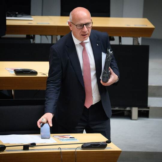 Regierender Bürgermeister Kai Wegner (CDU) im Abgeordnetenhaus