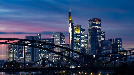 Skyline in Frankfurt Skyline in Frankfurt