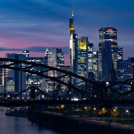 Skyline in Frankfurt