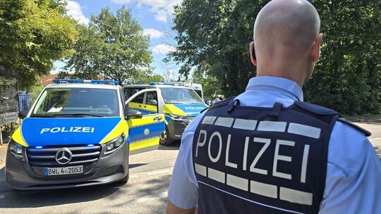 Polizeieinsatz in Karlsruhe Polizeieinsatz in Karlsruhe