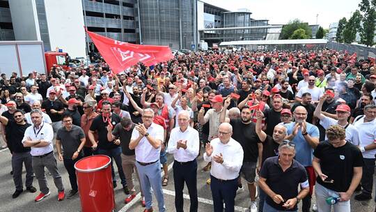 VW-Aufsichtsrat und IG-Metall-Protesttag - Neckarsulm VW-Aufsichtsrat und IG-Metall-Protesttag - Neckarsulm