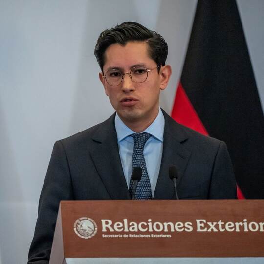Außenminister Roberto Velasco