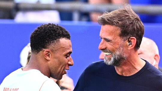 Kylian Mbappé und Jürgen Klopp