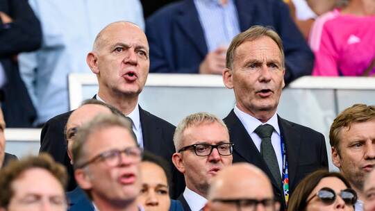 Bernd Neuendorf und Hans-Joachim Watzke Bernd Neuendorf und Hans-Joachim Watzke