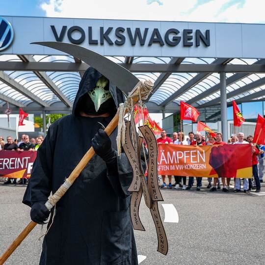 VW-Aufsichtsrat und IG-Metall-Protesttag - Zwickau