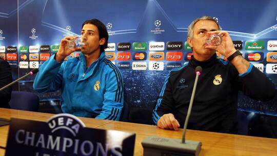 Sami Khedira und José Mourinho
