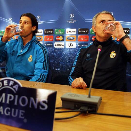 Sami Khedira und José Mourinho