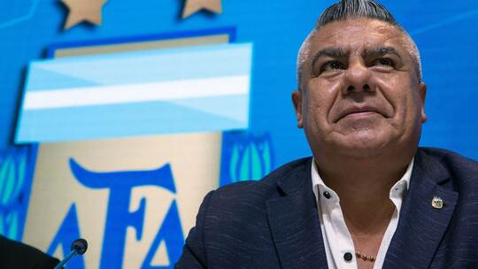 Claudio Tapia als Präsident des argentinischen Fußballverbandes Claudio Tapia als Präsident des argentinischen Fußballverbandes
