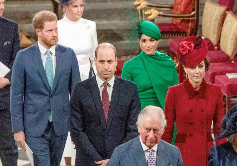 Britisches Königshaus - Charles und Söhne William und Harry Britisches Königshaus - Charles und Söhne William und Harry