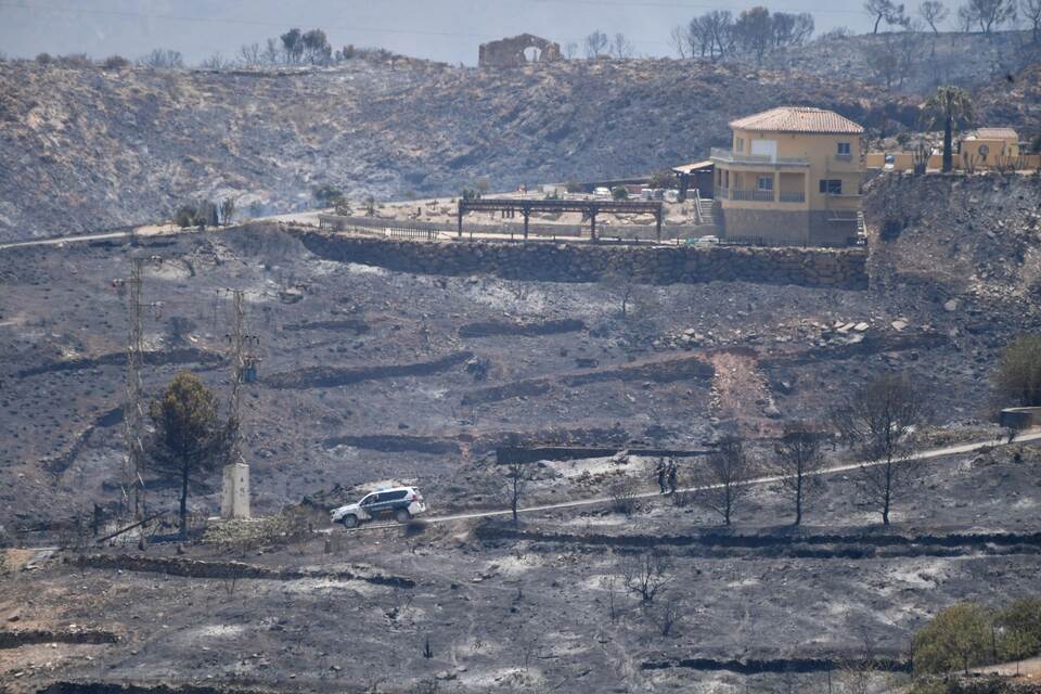 Waldbrand in Andalusien Waldbrand in Andalusien