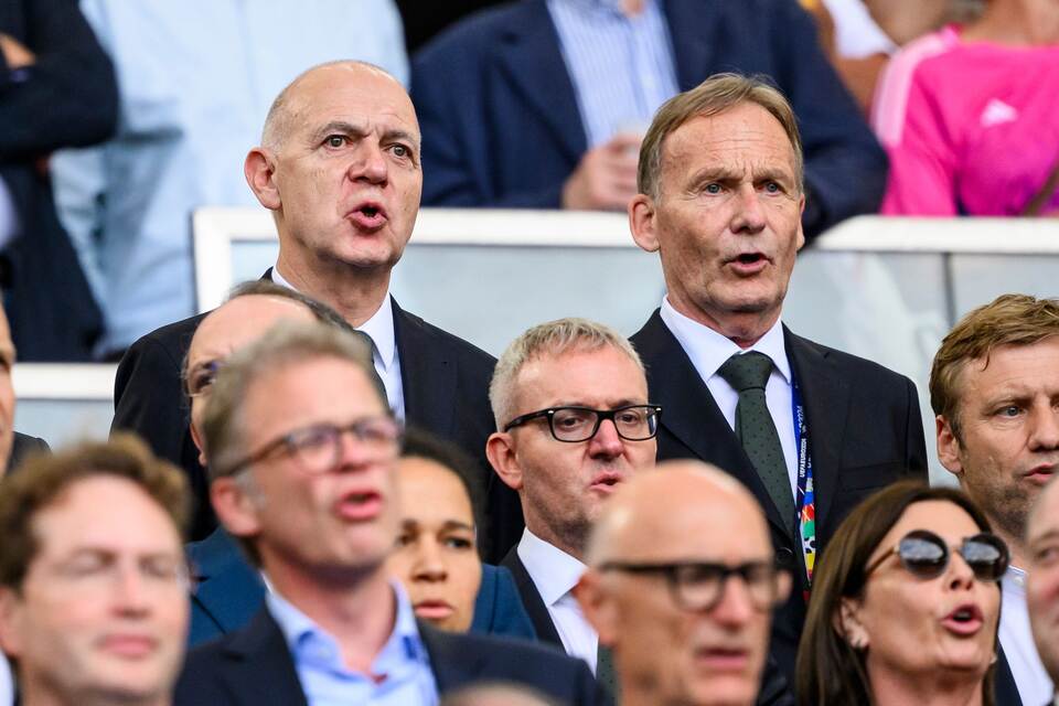 Bernd Neuendorf und Hans-Joachim Watzke Bernd Neuendorf und Hans-Joachim Watzke