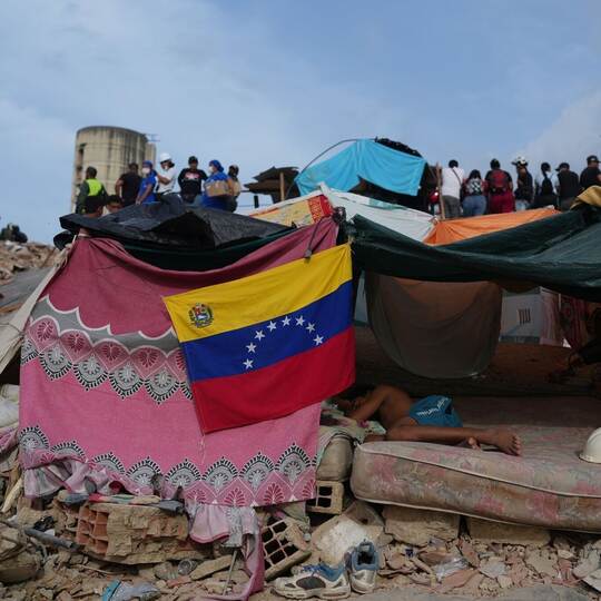 Nach den Erdbeben in Venezuela