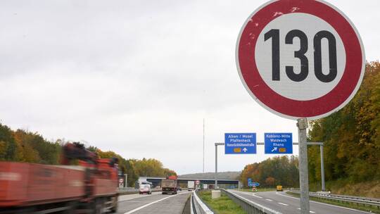 Tempolimit auf der Autobahn