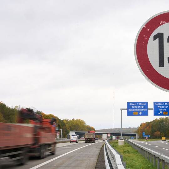 Tempolimit auf der Autobahn