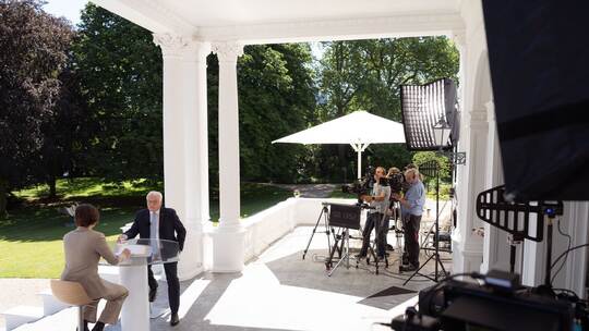 ZDF-Sommerinterview mit Bundespräsident Steinmeier