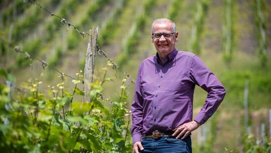 Günther Jauch auf seinem Weingut