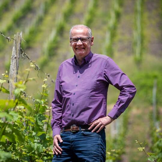 Günther Jauch auf seinem Weingut