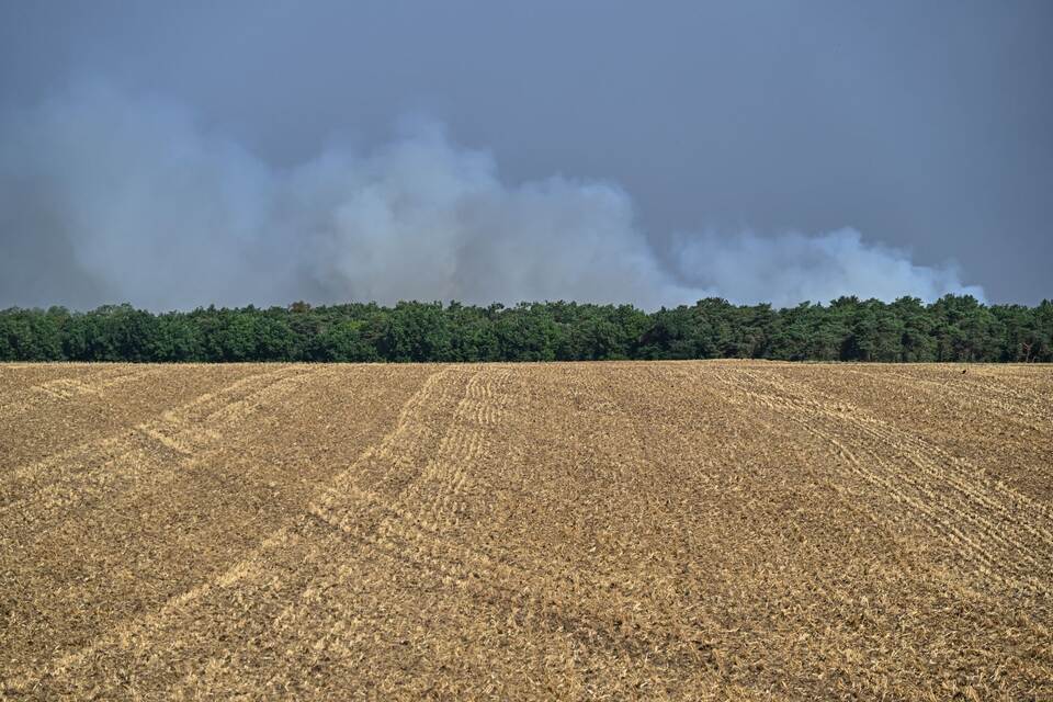 Waldbrand bei Paris