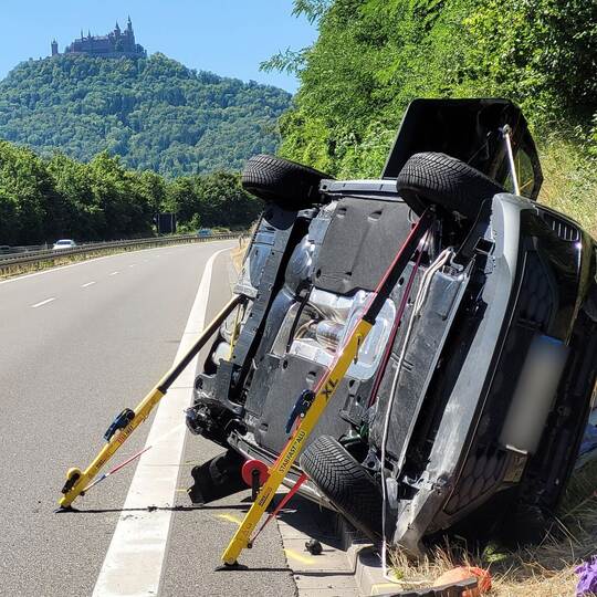 Verkehrsunfall mit Verletzten bei Hechingen