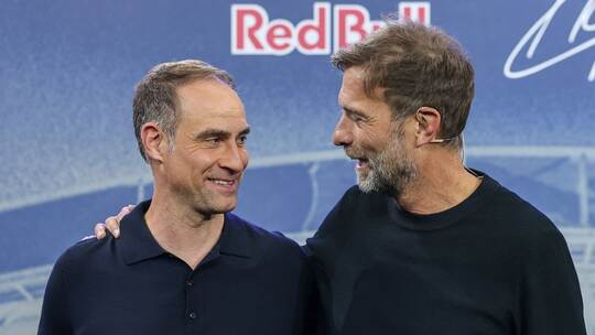 Oliver Mintzlaff und Jürgen Klopp Oliver Mintzlaff und Jürgen Klopp
