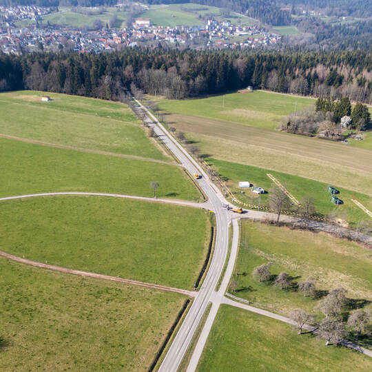 Unfallstelle L346 Oberlengenhardt