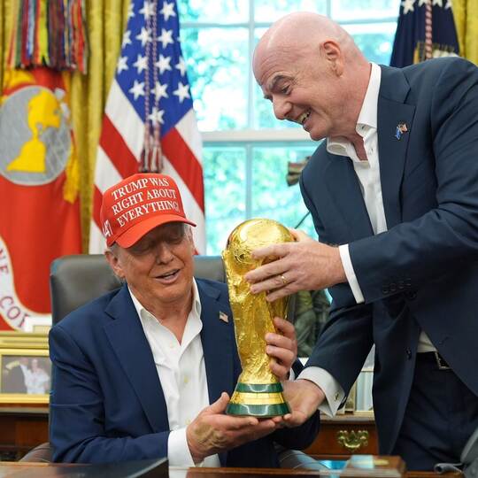 US-Präsident Trump und FIFA-Boss Gianni Infantino