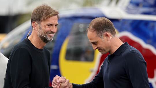 Jürgen Klopp und Oliver Mintzlaff Jürgen Klopp und Oliver Mintzlaff