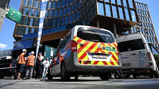 Gebäudebrand in Brüssel