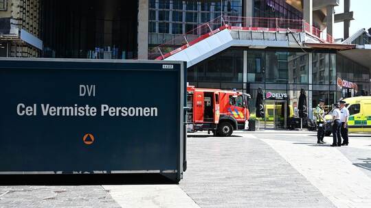 Gebäudebrand in Brüssel