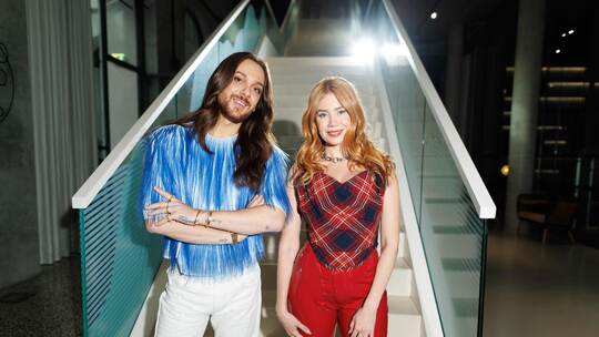 Riccardo Simonetti & Palina Rojinski