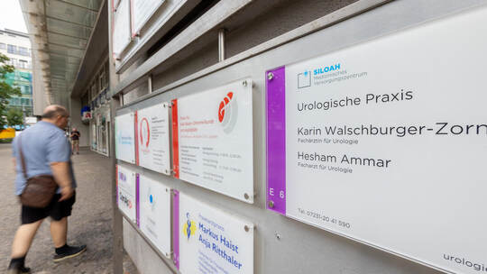In der Urologischen Praxis im Medizinischen Versorgungszentrum Siloah an der Zerrennerstraße werden pro Jahr mehr als 7000 Patie MVZ Siloah VoBaHaus
