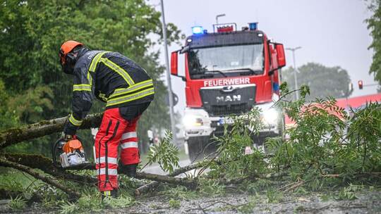 Unwetter in Baden-Württemberg