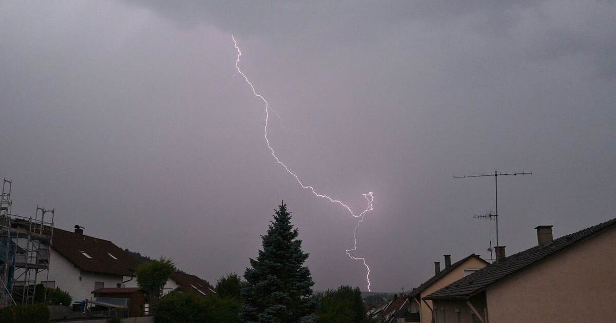 Weiter Gewitter im Südwesten - so ungemütlich wird es