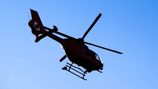 Ein Rettungshubschrauber der Luftrettung. Ein Rettungshubschrauber der Luftrettung.